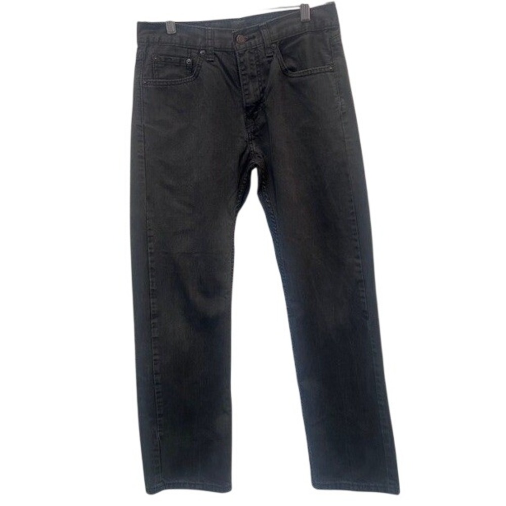 LEVIS 505 White Tab Men 29X30 Regular Fit  Straight Leg Gray Cotton Denim Jeans